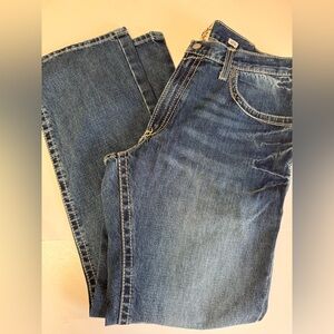 NWT! Ariat M5 Gulch Jeans Men’s 40x34 Med Wash Straight Fit Western Work Denim